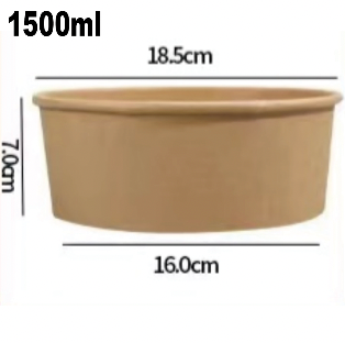 Custom printed paper bowls 1500ml