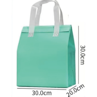 Custom Print Insulated aluminum foil non-woven bag 30*20*30CM