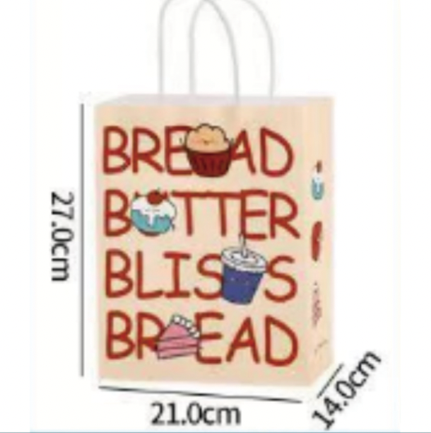 Custom Printed Paper Bags 21*14*27cm