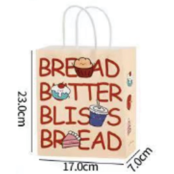 Custom Printed Paper Bags 17*7*23cm