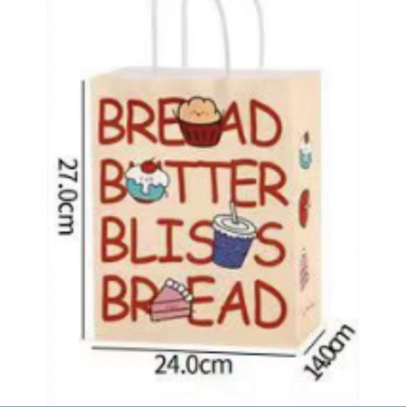 Custom Printed Paper Bags 24*14*27cm