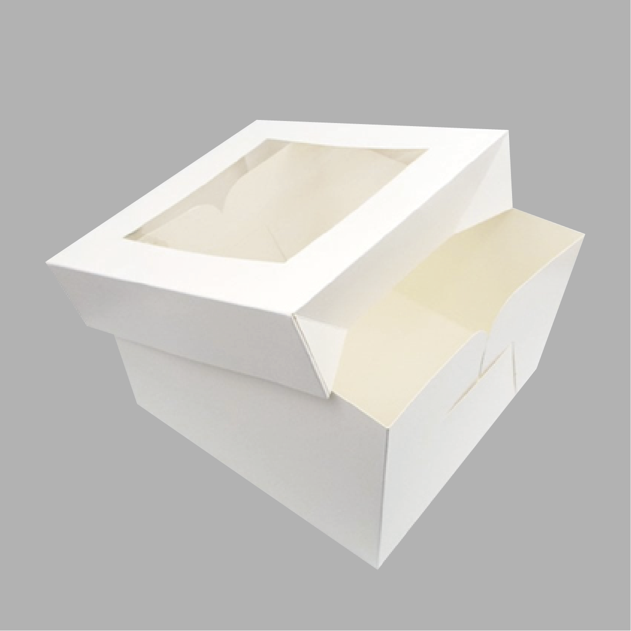 Window Cake Box 8x8x10inch 50pcs