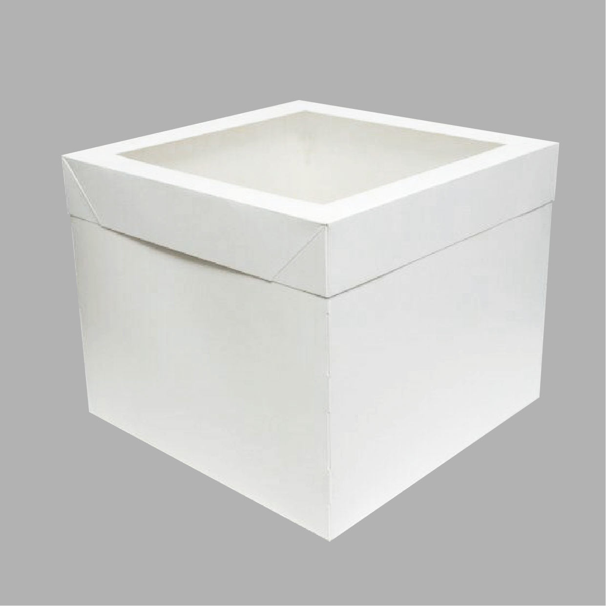 Window Cake Box 8x8x10inch 50pcs
