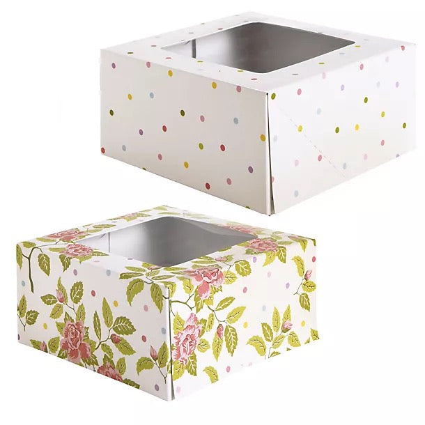 Custom Printed Window Cake Box