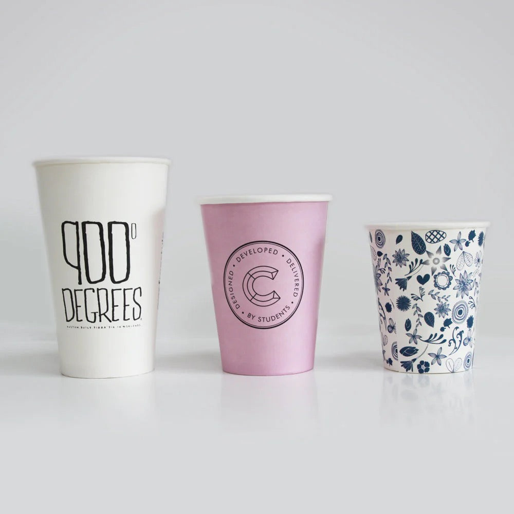 Custom Print Single Wall Coffee Cups