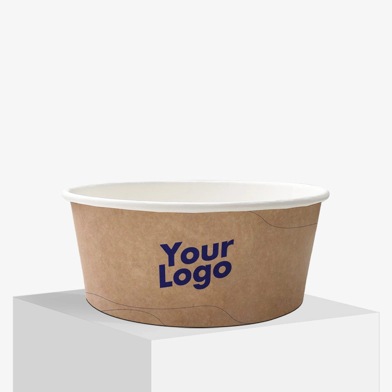 Custom printed paper bowls 500ml
