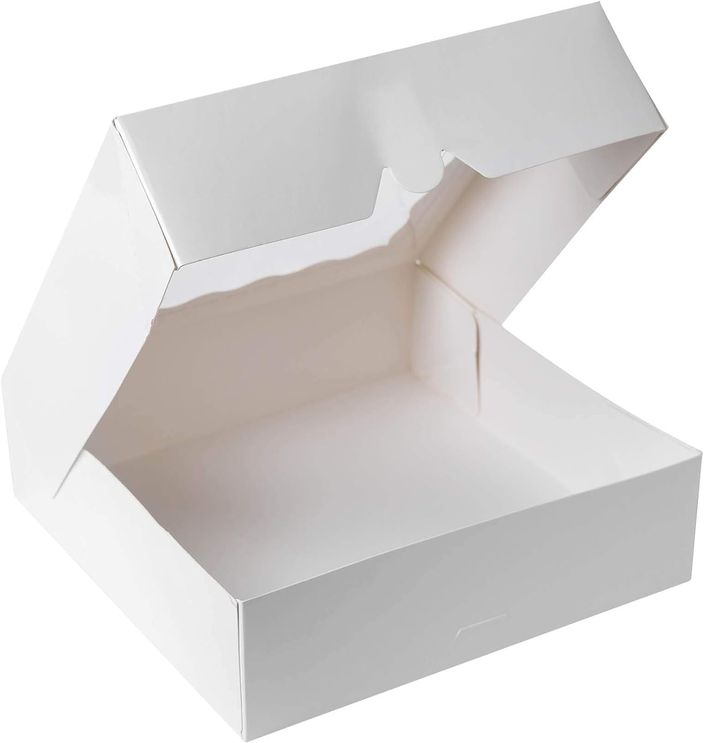 Window Cake Box 10x10x2.5inch 50pcs