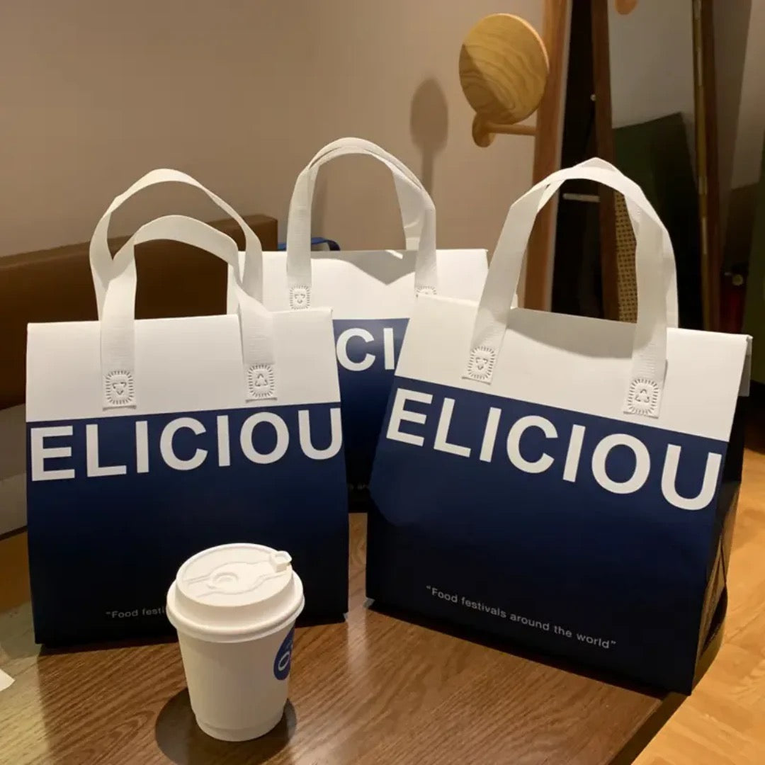 Custom Print Insulated aluminum foil non-woven bag 30*20*30CM