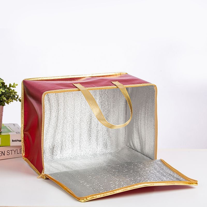 Custom Print Insulated aluminum foil non-woven bag