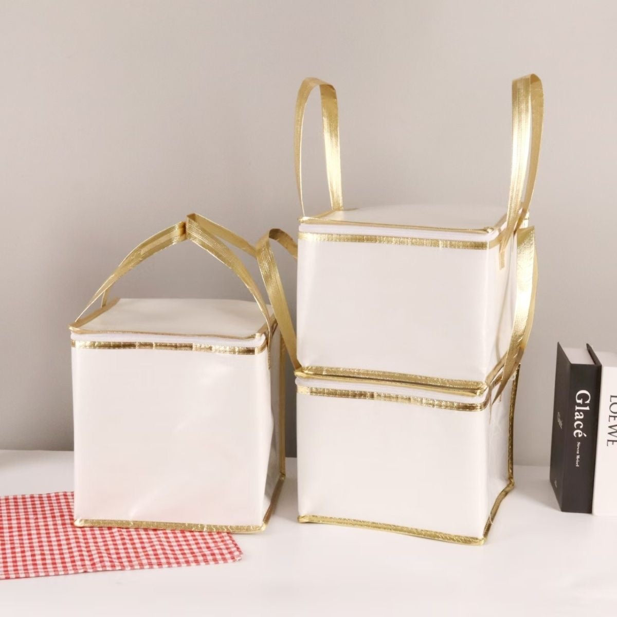 Custom Print Insulated aluminum foil non-woven bag
