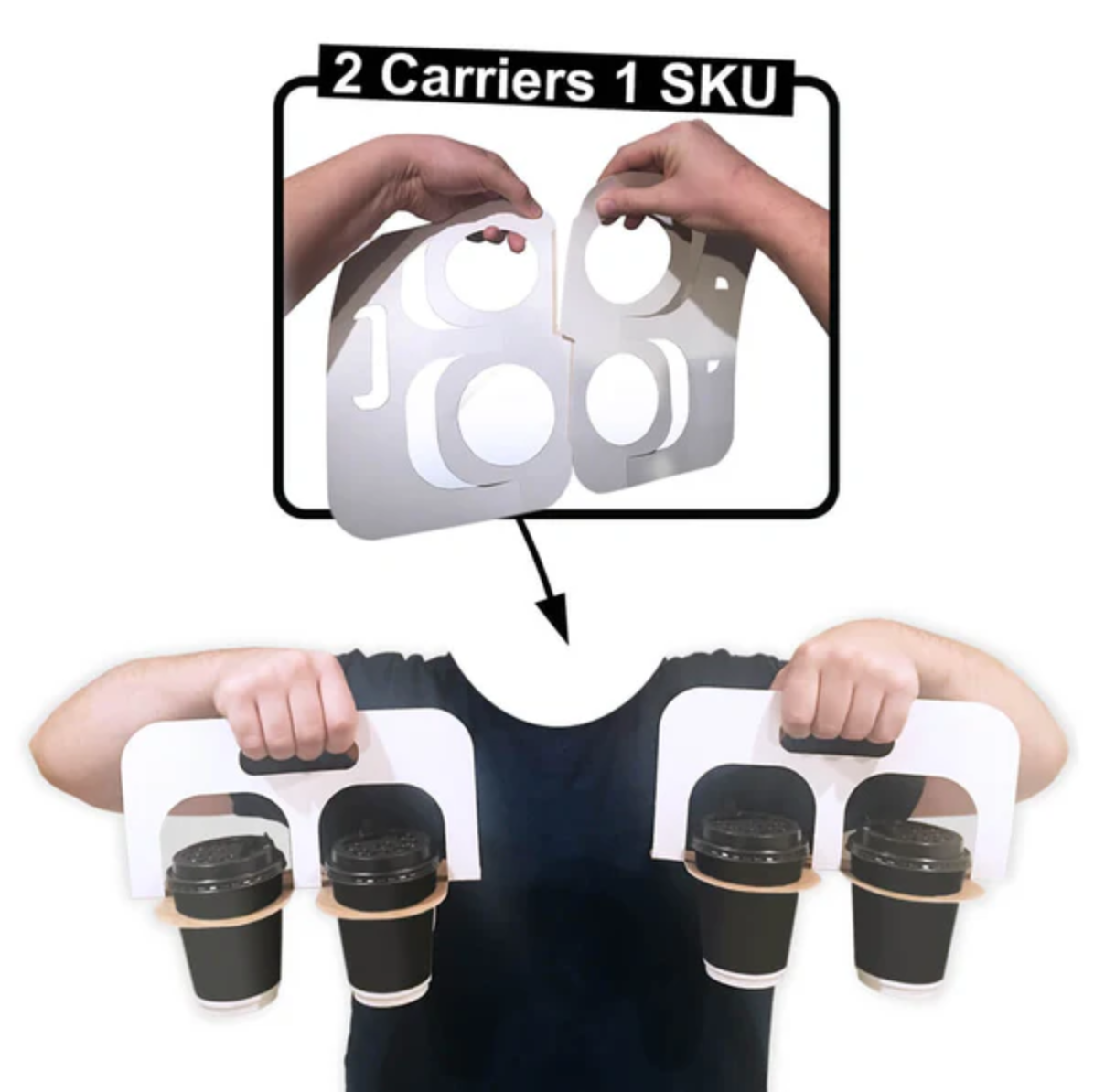 Custom Print Splittable Drink Carriers