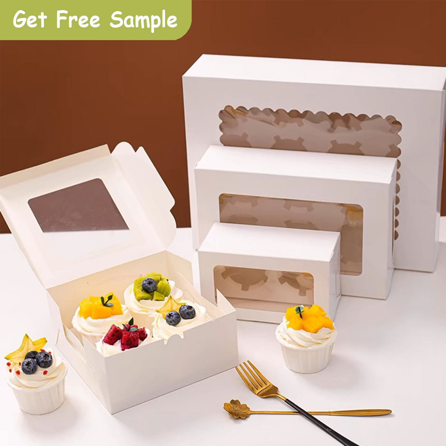 Wholesale Cupcake Boxes | ETA 35-40days|Free Shipping