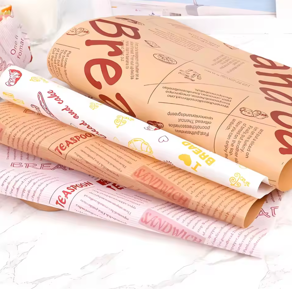 Custom Print Pizza Box Printed Greaseproof Sheets