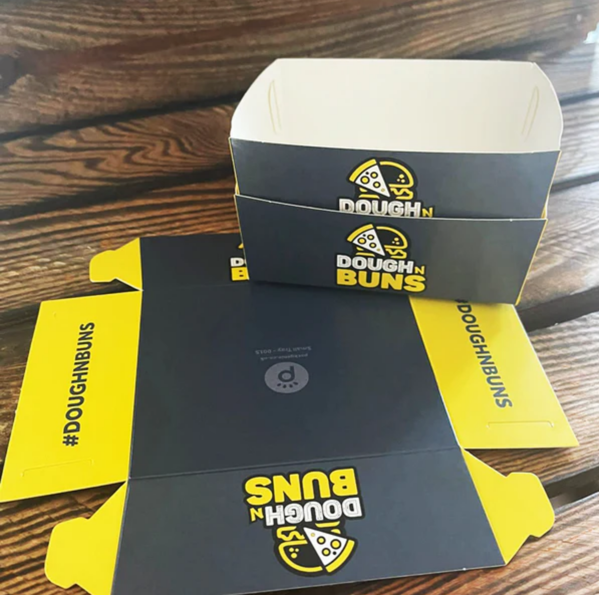 Custom Print Food Tray - Flat Pack - Small