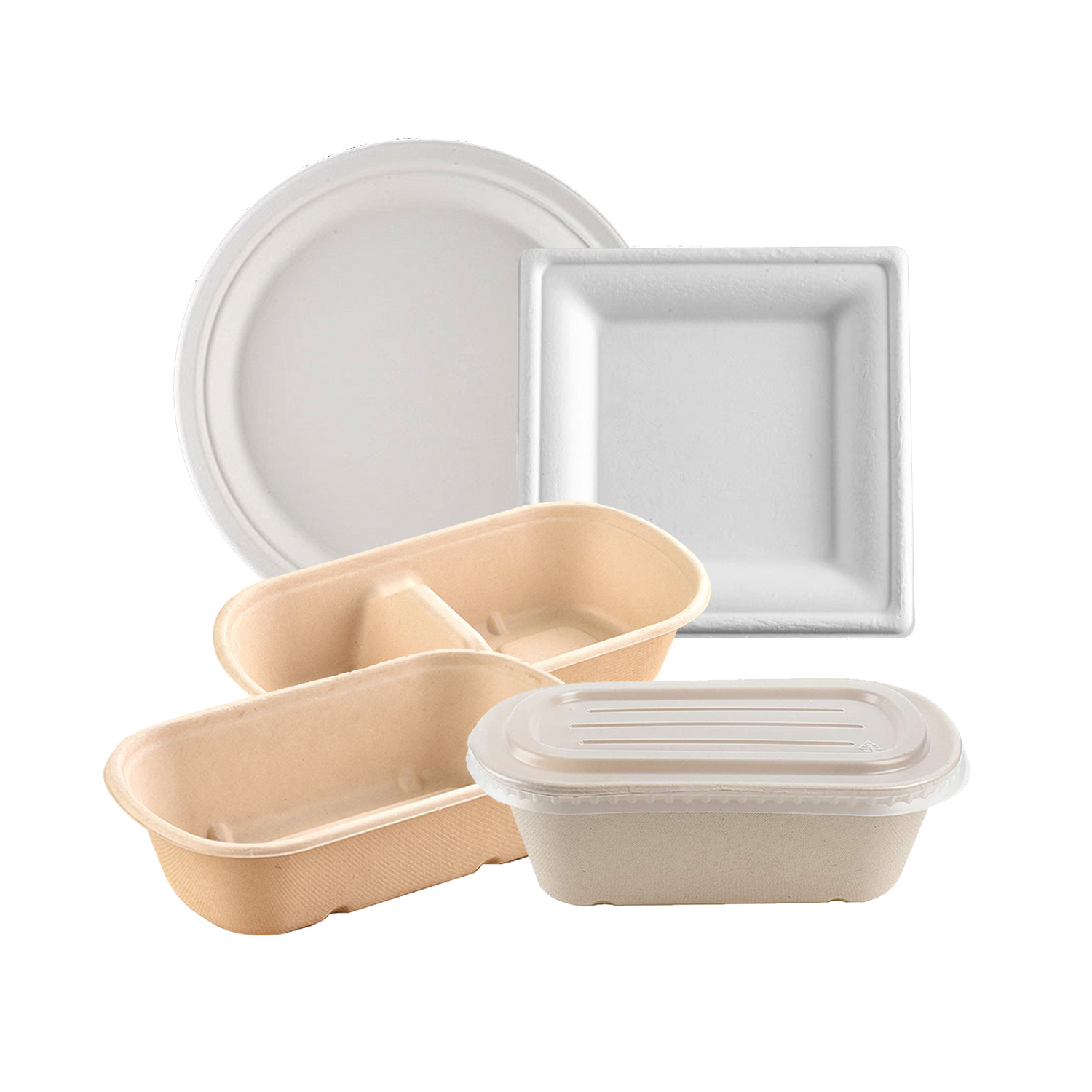 Sugarcane Plates & Bowls