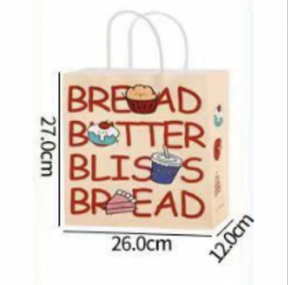 Custom Printed Paper Bags 26*12*27cm