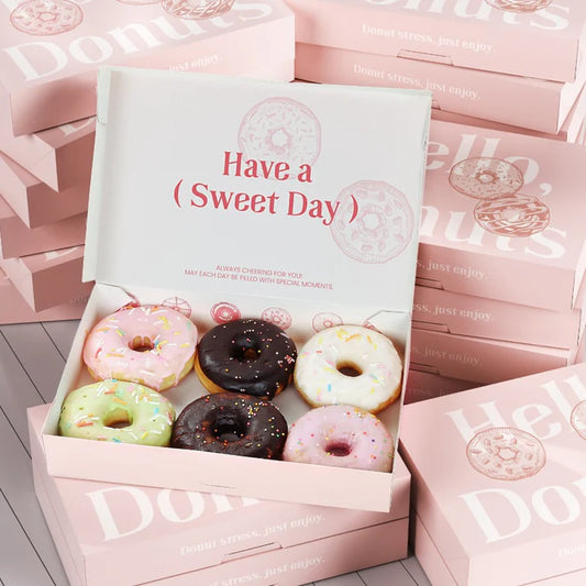 Donut Box With Double-Sized Printing