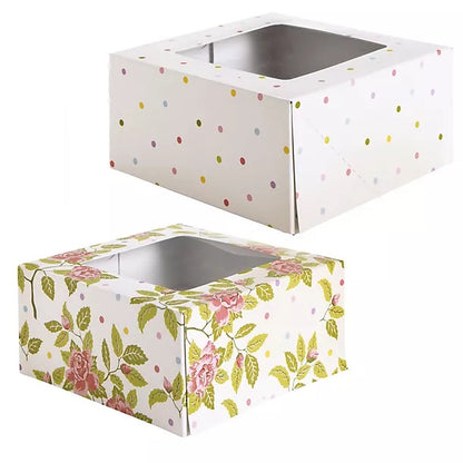 Custom Printed Window Cake Box