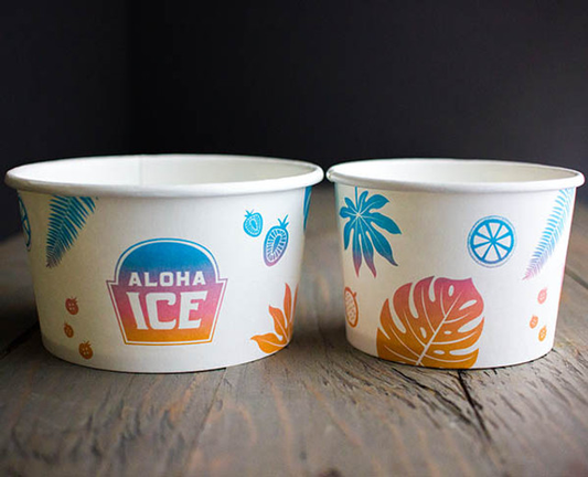 Custom Printed Round Food Container