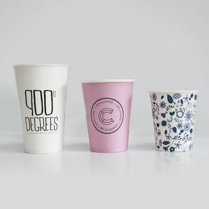 Custom Print Single Wall Coffee Cups