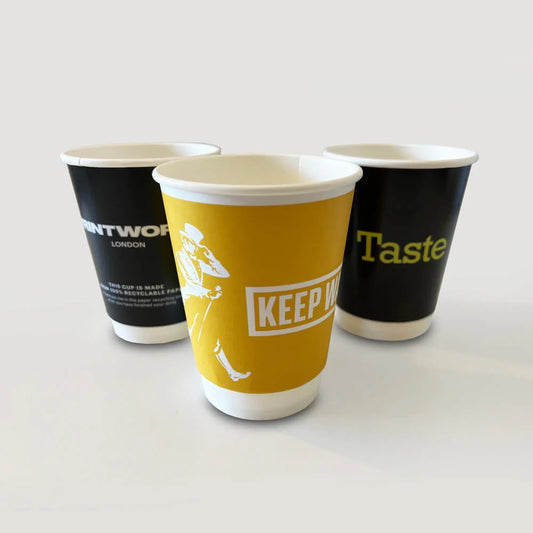 Custom Print Double Wall Coffee Cups