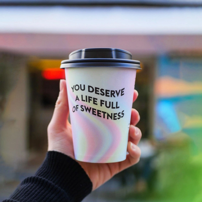 Personalised Paper Cups Single Wall 6oz - Perfect for All To-Go Drinks!