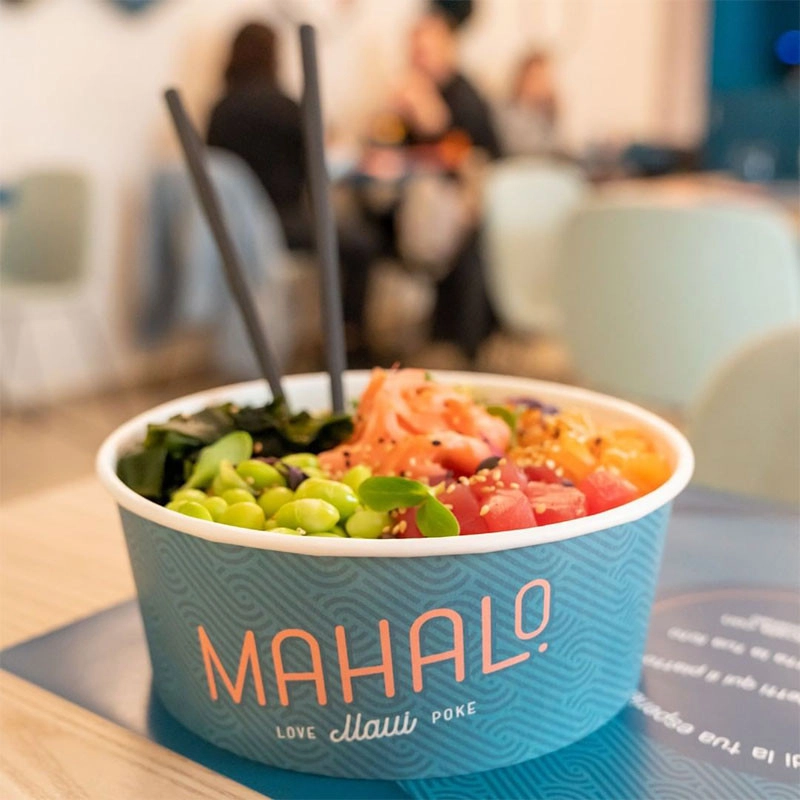 Custom printed paper bowls 1000ml