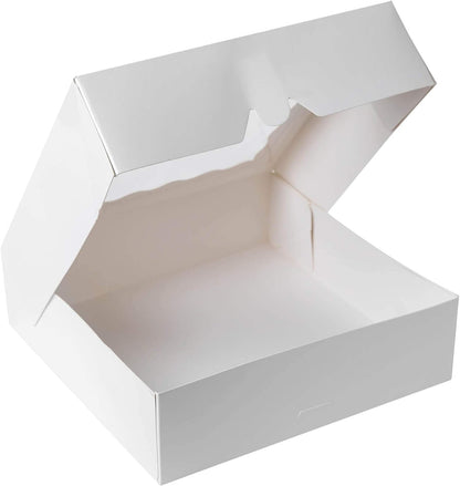 Window Cake Box 10x10x2.5inch 50pcs