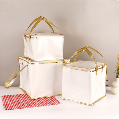 Custom Print Insulated aluminum foil non-woven bag