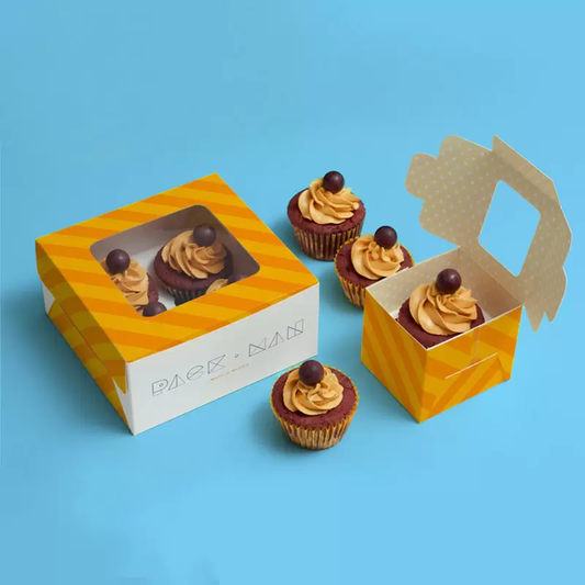 Custom Print Cupcake Box