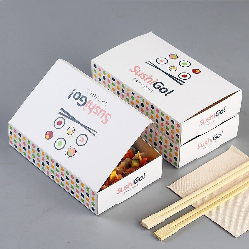 Custom Take Out Sushi Box