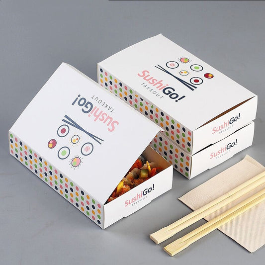 Custom Take Out Sushi Box