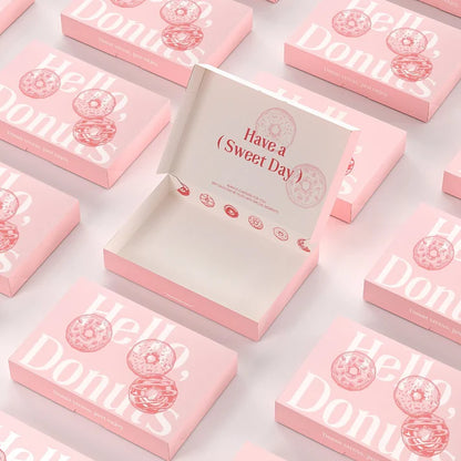 Donut Box With Double-Sized Printing