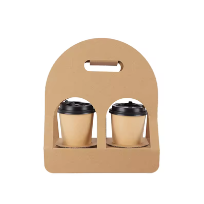 Custom Print Coffee Cup Carrier 2 Cup