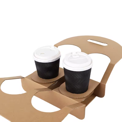 Custom Print Coffee Cup Carrier 2 Cup