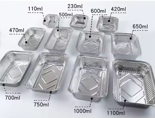 Custom Print Foil Containers